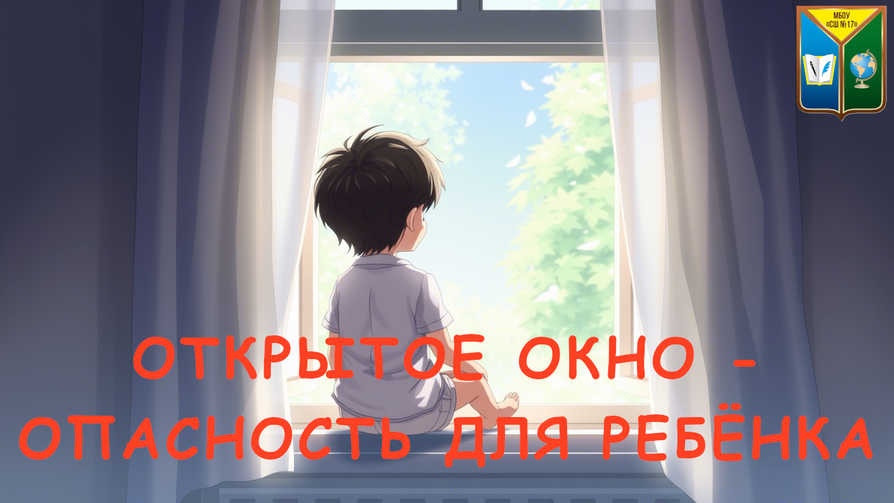 Открытое окно - опасность для ребёнка!.